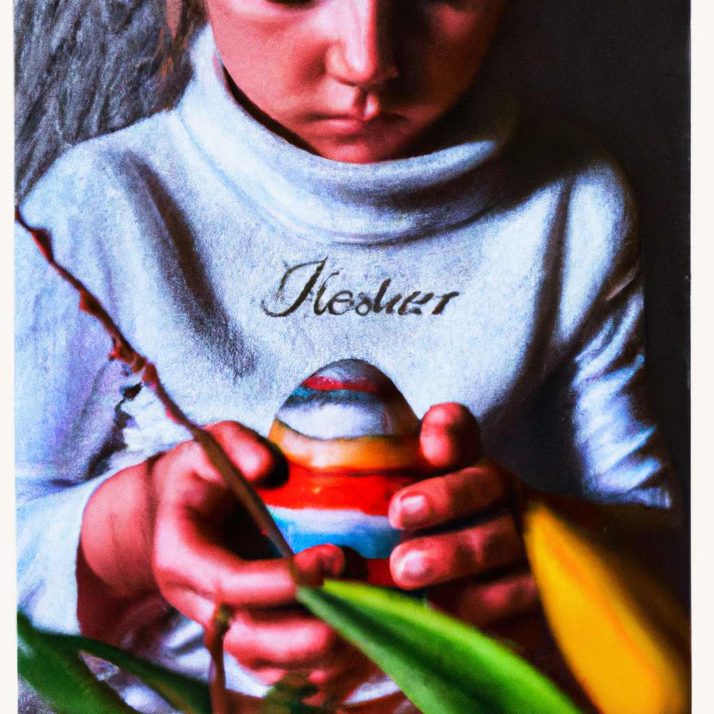 Kinder auf der Suche nach Ostereiern