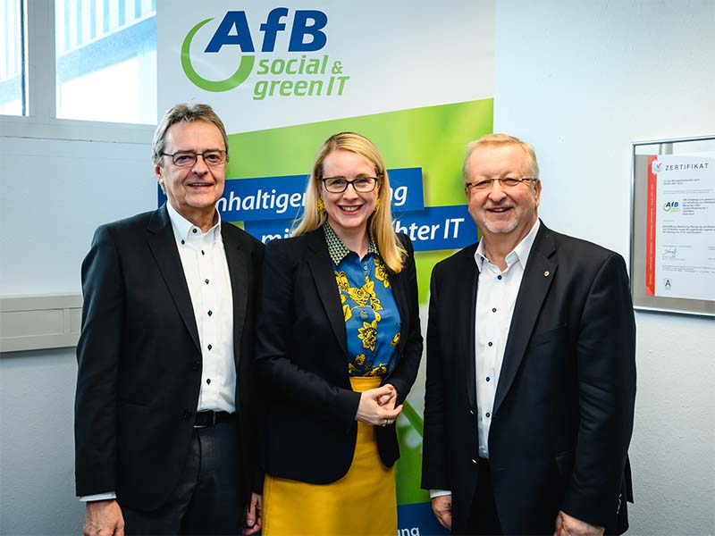 Margarete Schramböck übernimmt Schirmherrschaft für AfB-Expertenbeirat