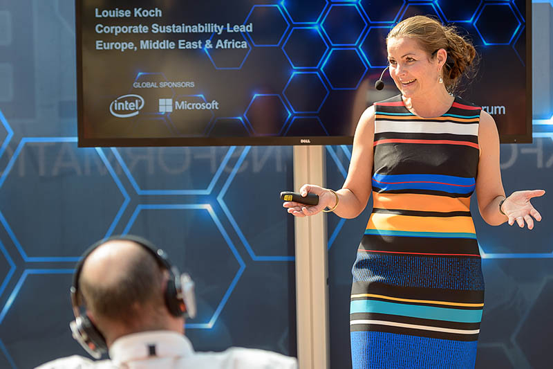 Louise Koch leitet die Corporate-Sustainability-Strategie bei Dell EMC in der Region EMEA (Europa, Naher Osten und Afrika)