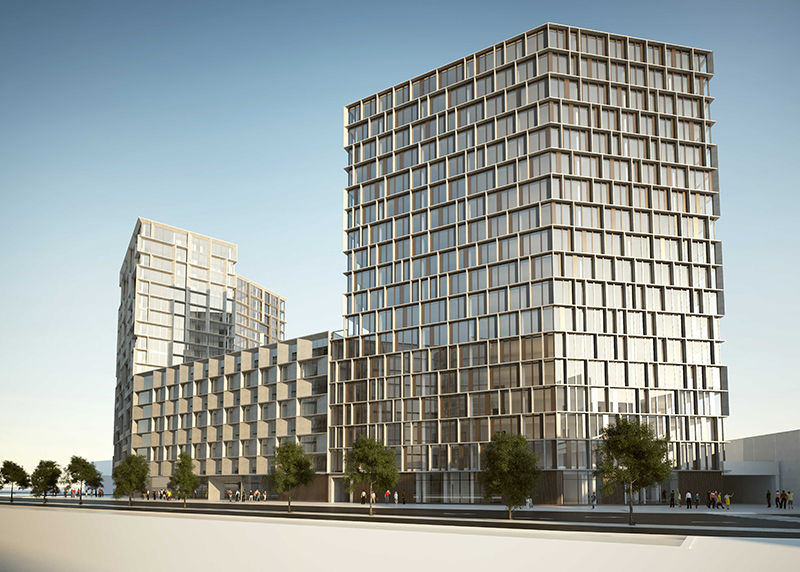 Rendering "Wohnen am Schweizergarten" (Credit: DMAA / SIGNA)